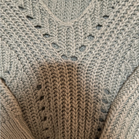 Green Chunky Knit Sweater - Picture 4 of 5